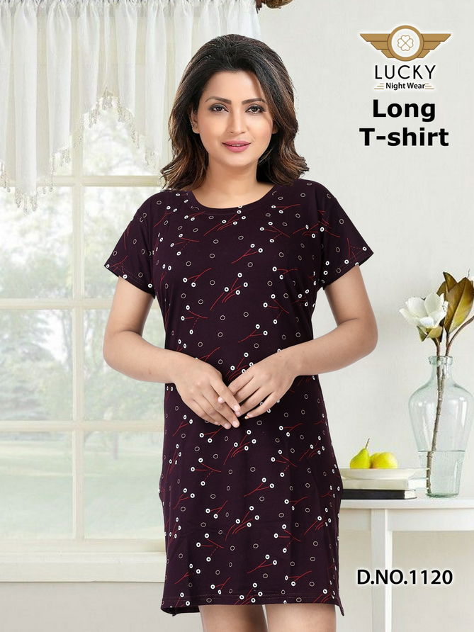 Lucky Hosiery Cotton Night Suits Ladies Top Catalog